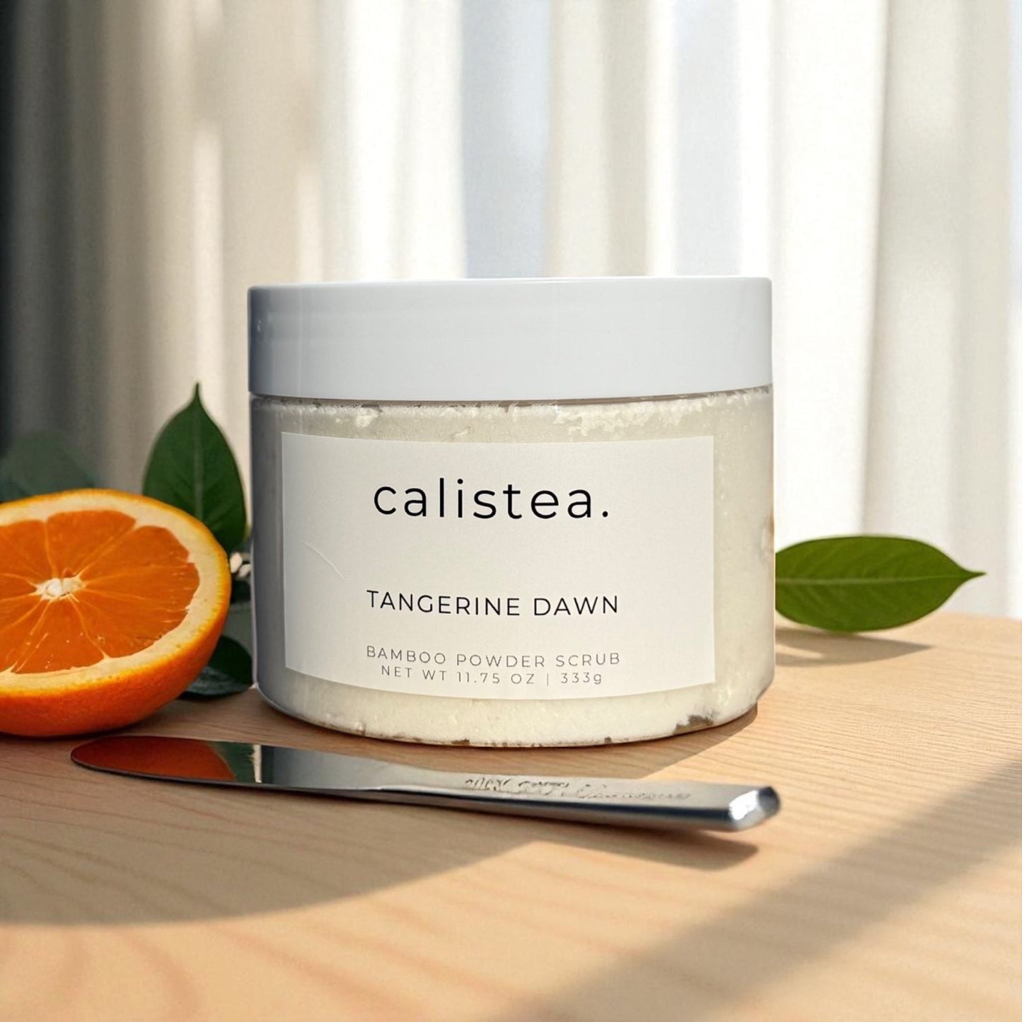 Shed — Bamboo Powder Scrub - CalisteaTangerine Dawn