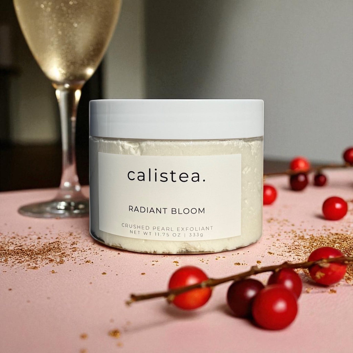 Shed — Crushed Pearl Scrub - CalisteaRadiant Bloom