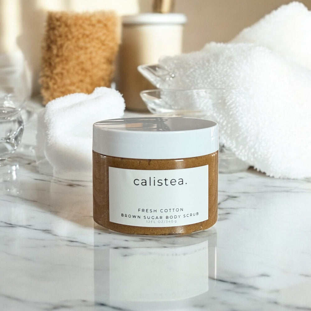 
                  
                    Brown Sugar Body Scrub - CalisteaFresh Cotton
                  
                