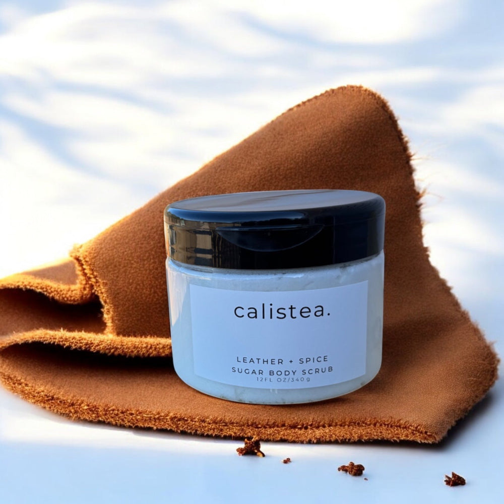 
                  
                    Cane Sugar Body Scrub - CalisteaLeather + Spice
                  
                