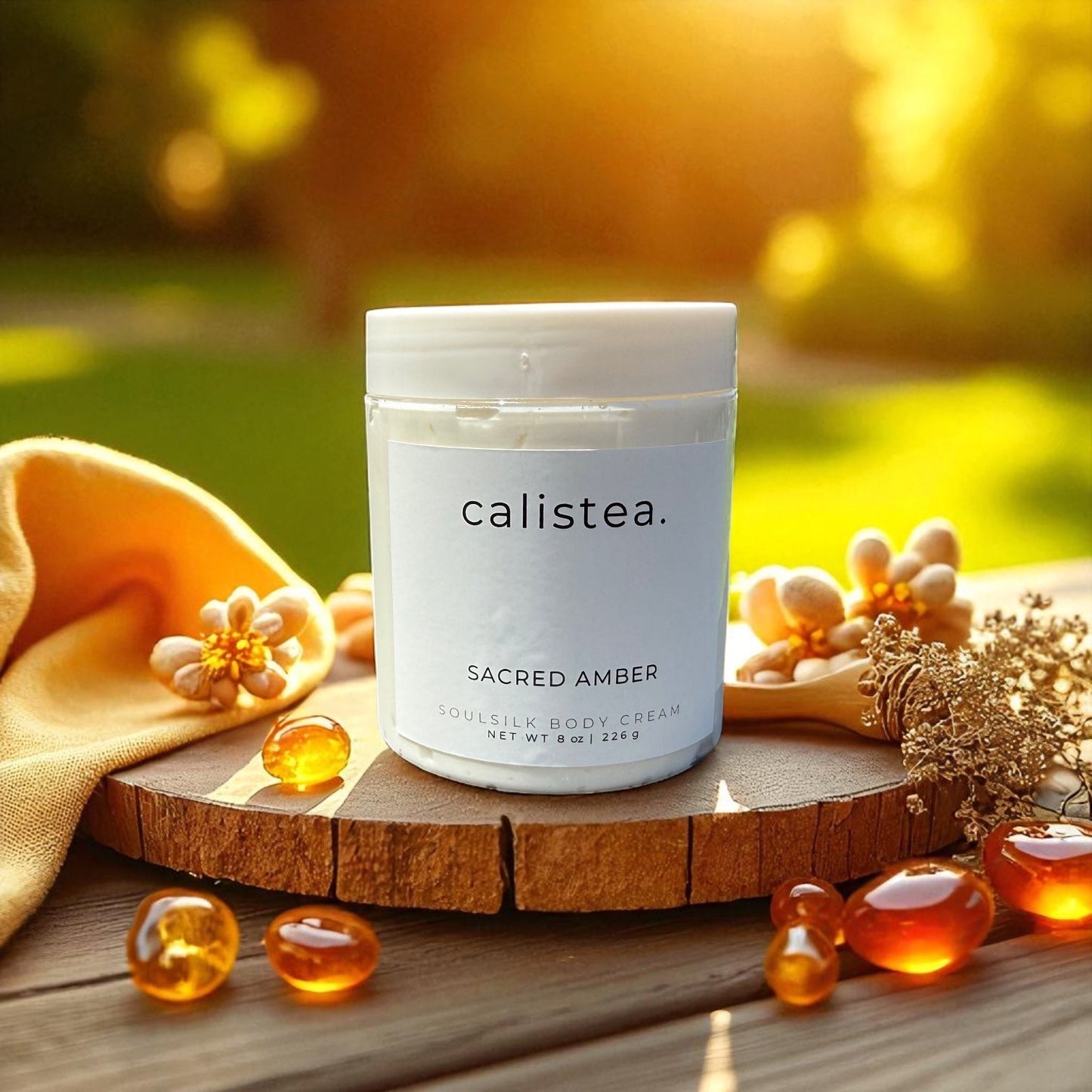 SoulSilk Body Cream - CalisteaSacred Amber4oz
