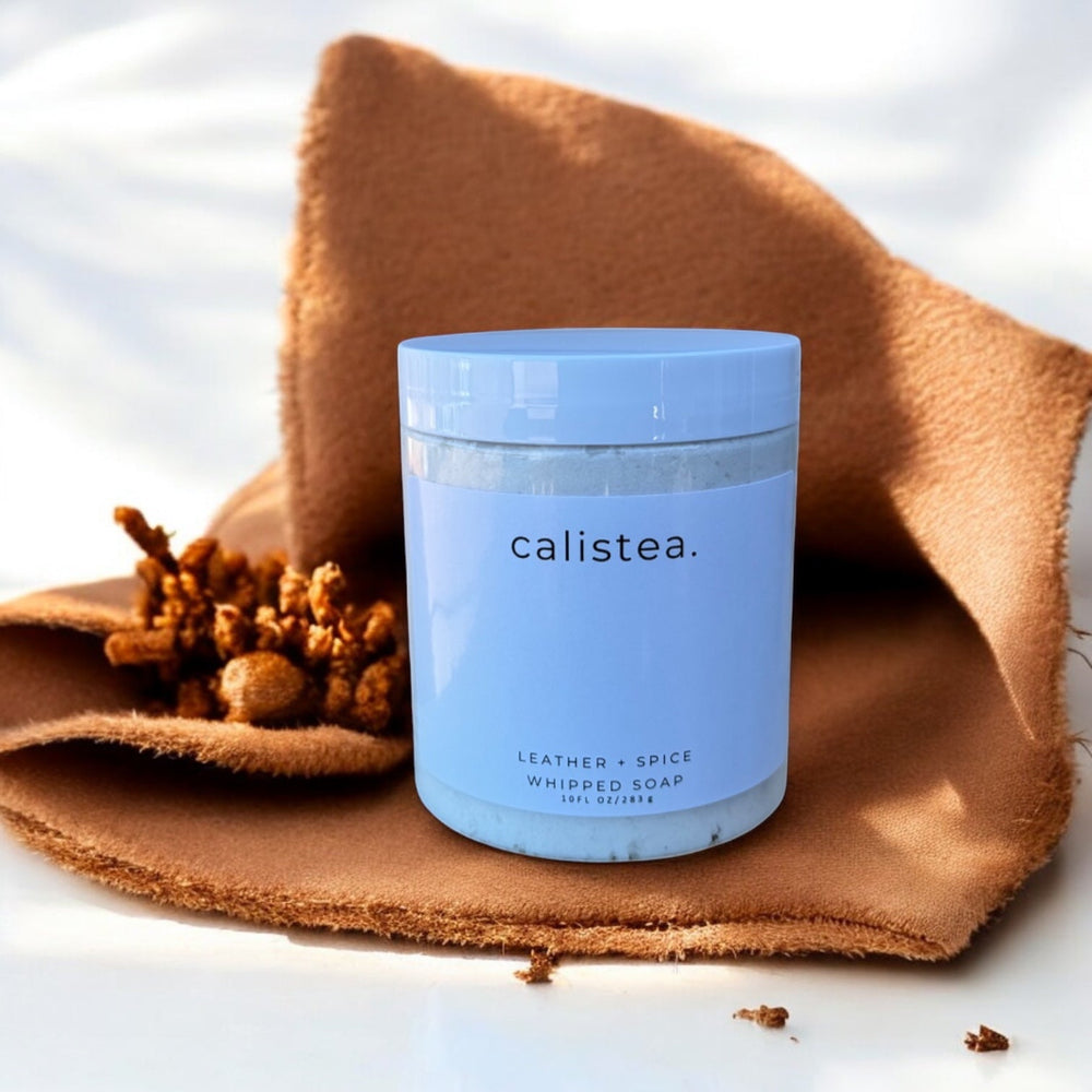 
                  
                    Whipped Soap - CalisteaLeather + Spice
                  
                